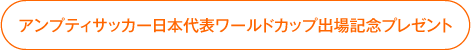 アンプティサッカー日本代表ワールドカップ出場記念プレゼント