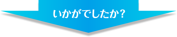 いかがでしたか？