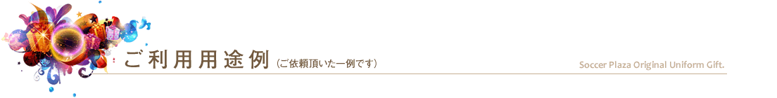 ご利用用途例