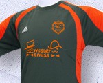 adidas サッカーユニフォーム 10 グレー/橙